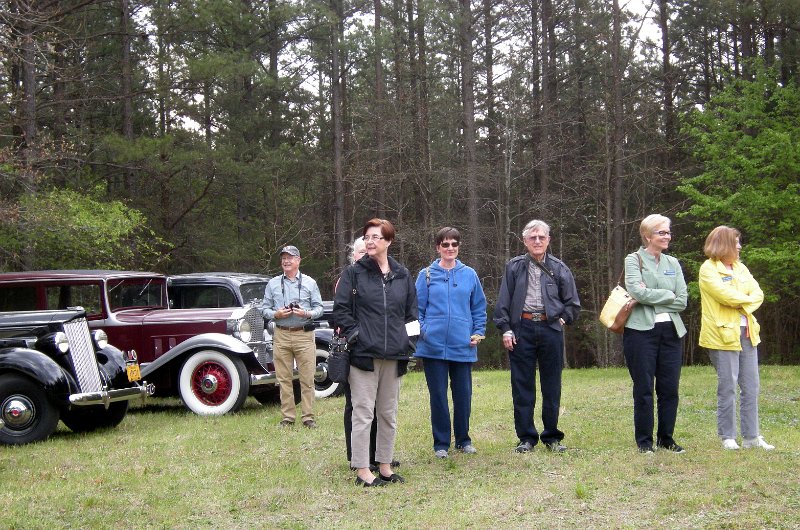 Image 016.JPG - Richard Obenschain, Carol Robb (partially hidden), Mary Coulombe, Mary and Jim Owen, Donna Hatfield, Carol Avenson - at Pine Knot (Bob Robb photo)